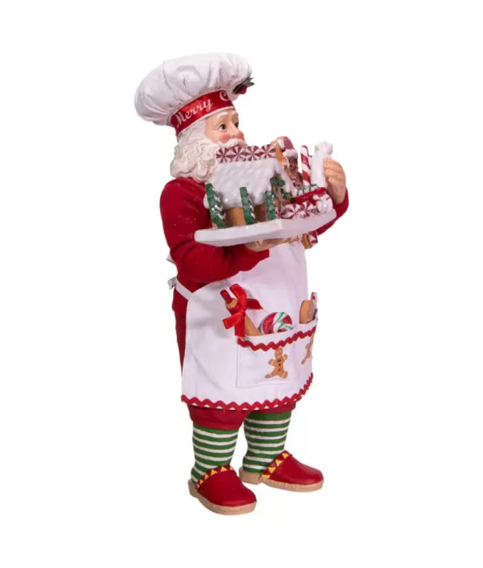 Boutique de Noël Angels & Santas*10.5"Gingerbread Chef Santa