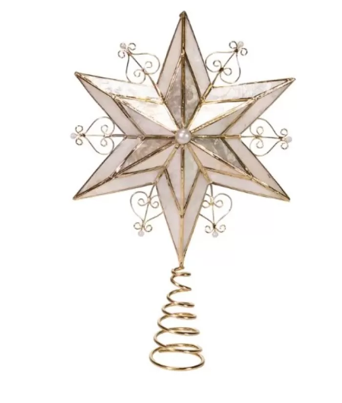 Cheap 11"Gold Star Treetop Star & Tree Topper