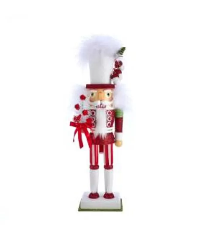 Boutique de Noël Ballet & Nutcrackers*17" Tall Red And White Nutcracker With Tree