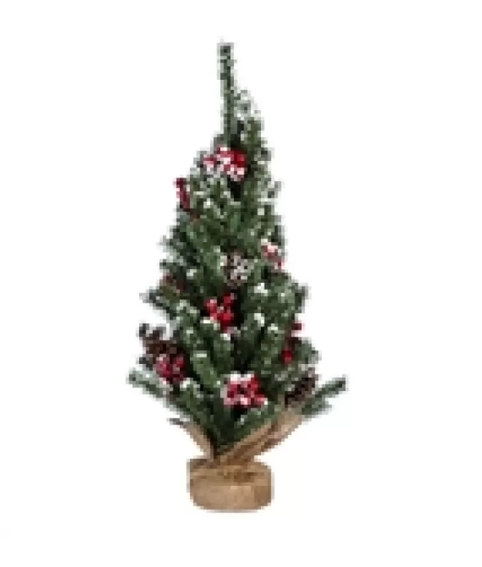 Discount 24"Berry Tree W/Snow Table Trees