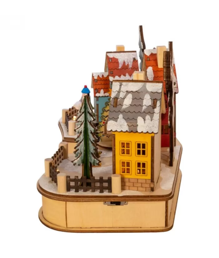 Boutique de Noël Animated And Musical Pieces*3 Houses Musical Village