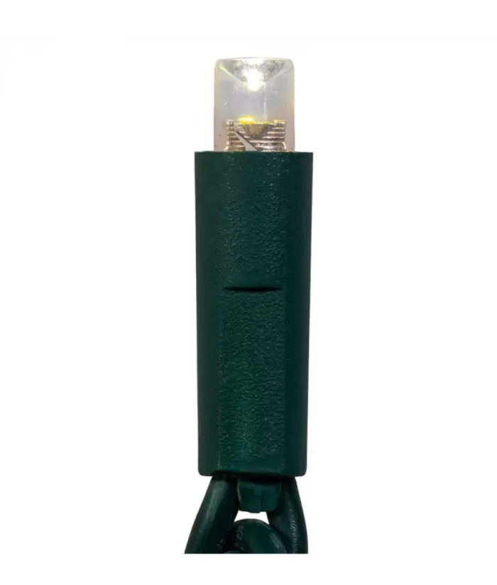 Boutique de Noël Light Sets*50-Light 5Mm Warm White Twinkle Led Green Wire Light Set