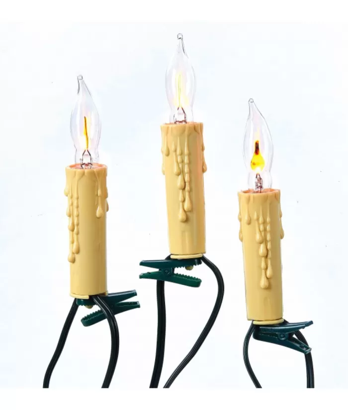 Boutique de Noël Light Sets*7-Light Flicker Flame Candle Light Set