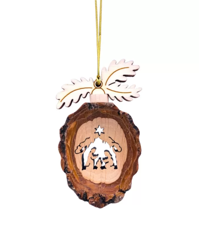 Boutique de Noël Enchanted Forest*9Cm,Pine Cone Nativity Ornament