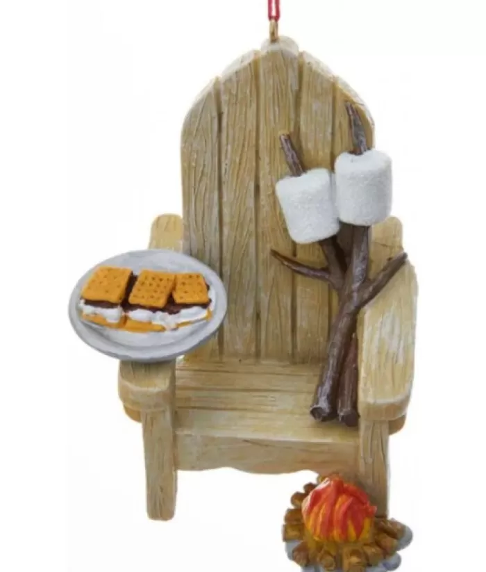 Boutique de Noël Rustic*Adirondack Chair With Smores Ornament