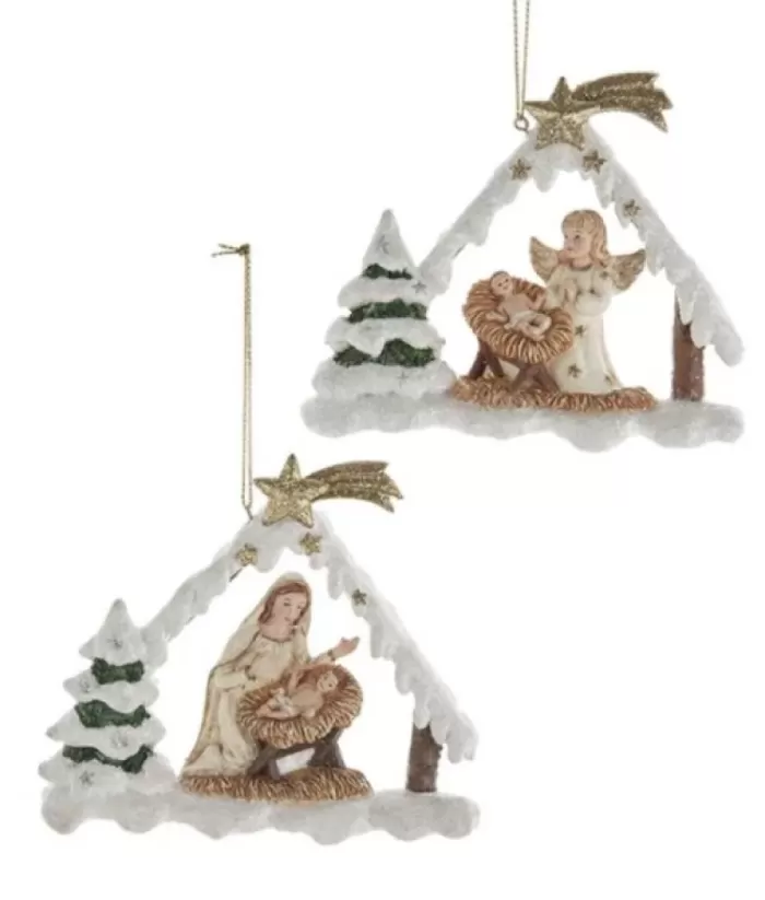 Boutique de Noël Religion*Angel With Baby Jesus Ornament