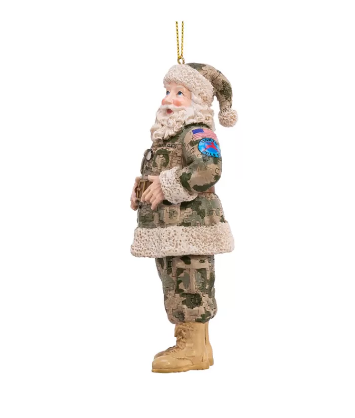 New Army Santa Ornament Hobbies & Professions