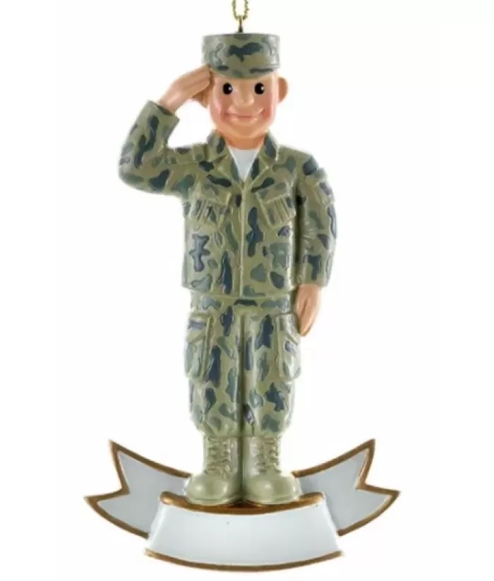 Boutique de Noël Family & Friends*Army Soldier Ornament