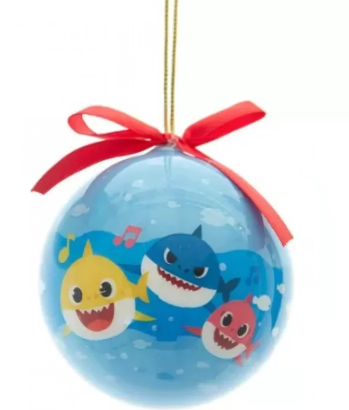 Boutique de Noël Movies And Series*Baby Shark Blue Ball Ornament