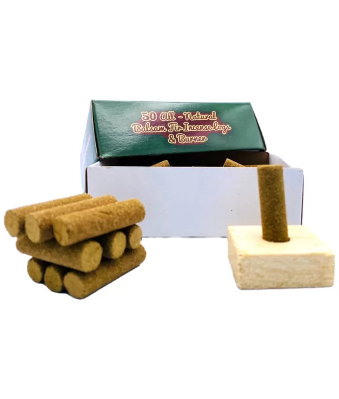 Boutique de Noël Rustic*Balsam Incense Logs With Holder