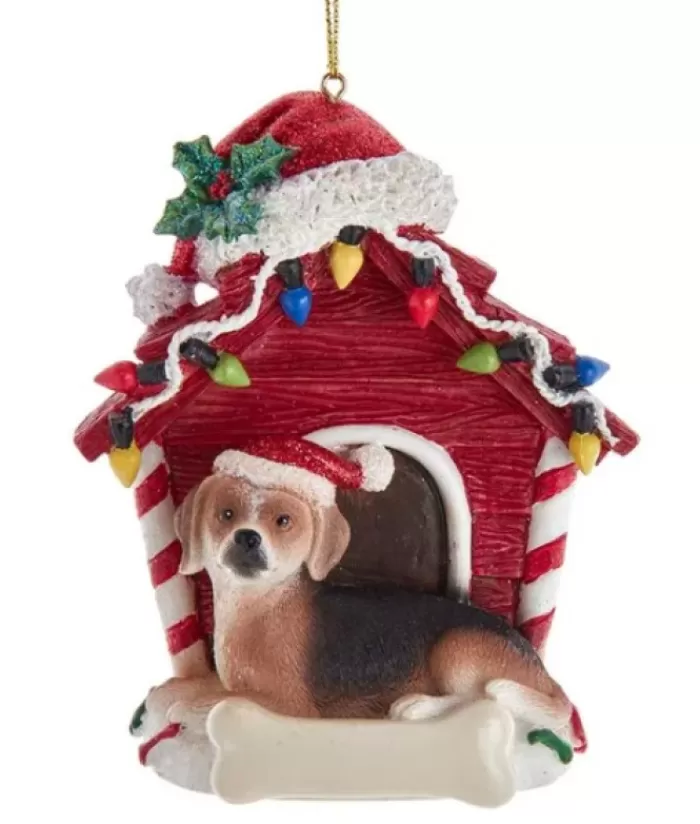 Best Sale Beagle Ornament With Doghouse Dogs