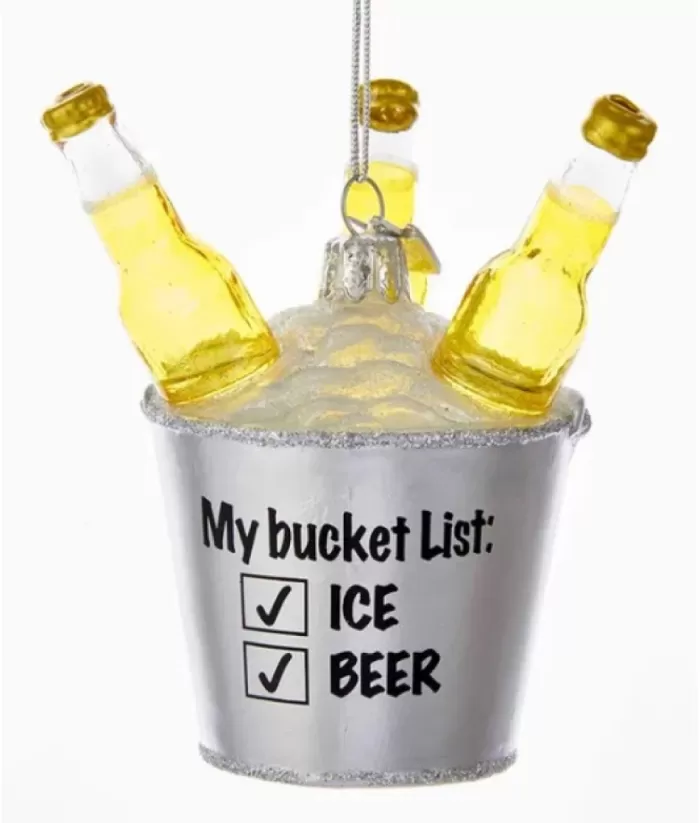 Boutique de Noël Mom'S Kitchen & Bakery*Beer Lovers Bucket List, Glass Ornament