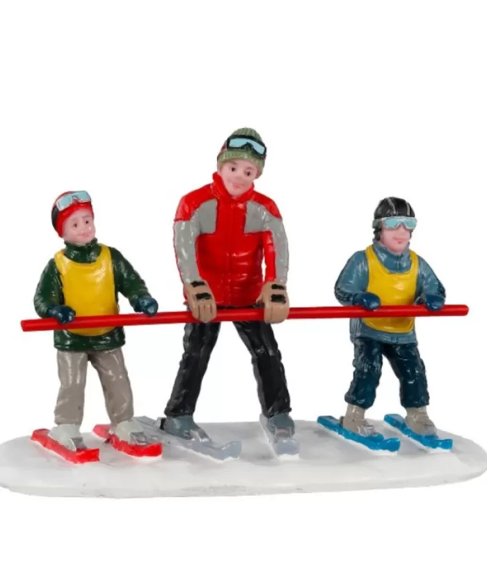 Boutique de Noël Lemax Villages*Beginner Skiers On Bunny Slope