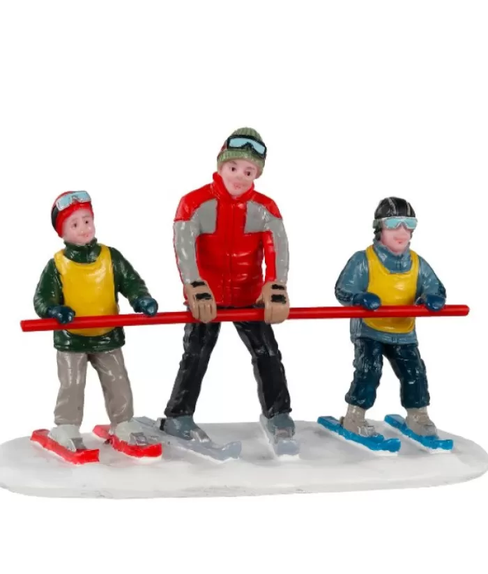 Outlet Beginner Skiers On Bunny Slope Miscellaneous