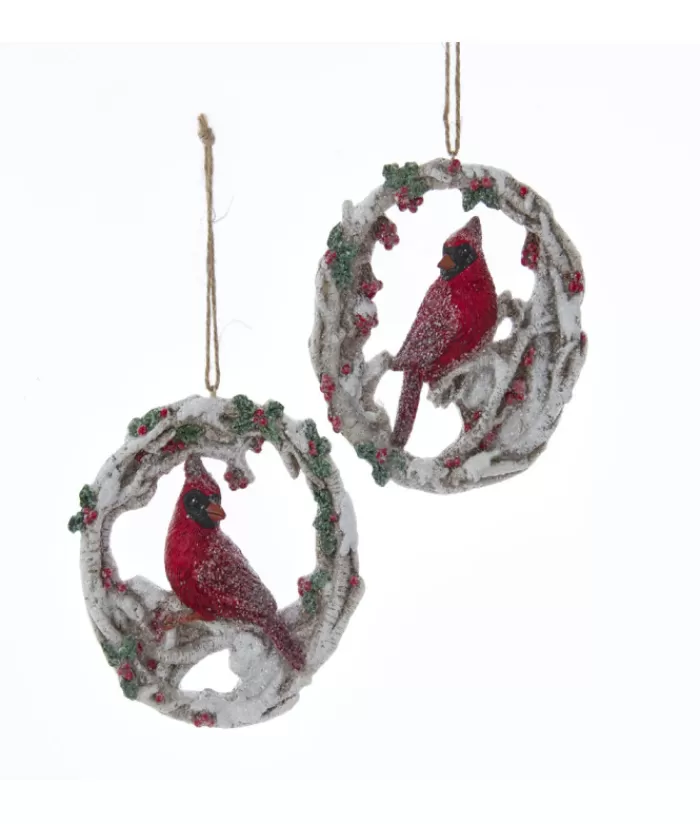 Cheap Birch Berry With Cardinal Ornament Animals