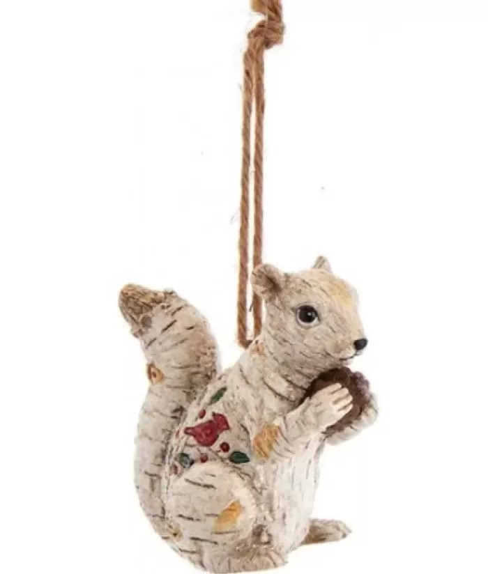 New Birch Squirrel Ornament Animals