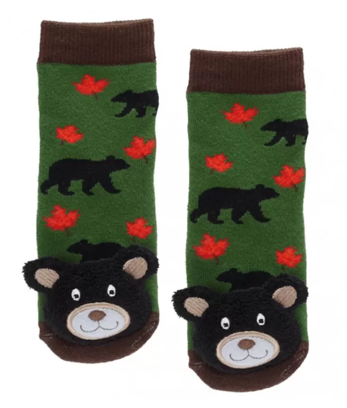 New Black Bear Baby Socks Clothing