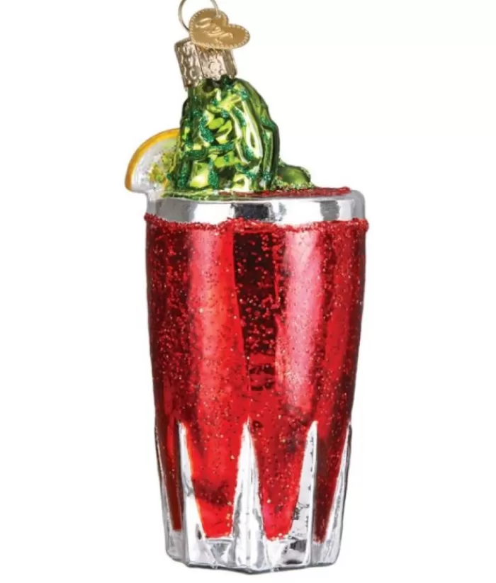 Boutique de Noël Mom'S Kitchen & Bakery*Bloody Mary Glass Ornament