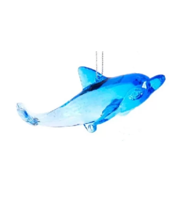 Boutique de Noël Under The Sea*Blue Dolphin Ornament