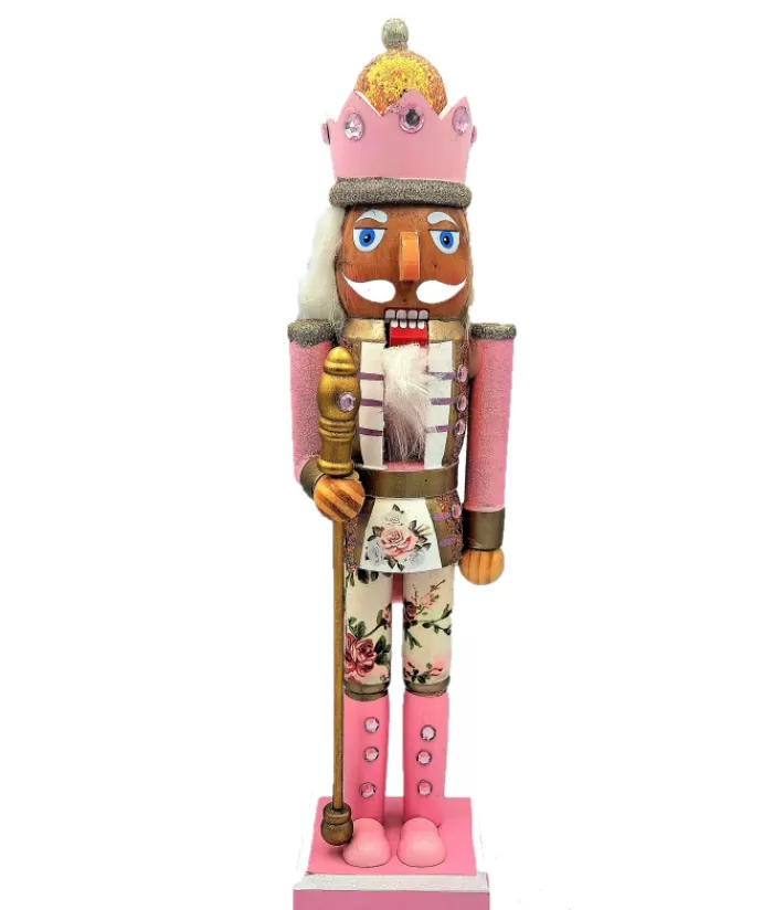 Fashion Bohemian Chic (Boho) Themed Nutcracker With Sceptre, 15" Tall Miscellaneous