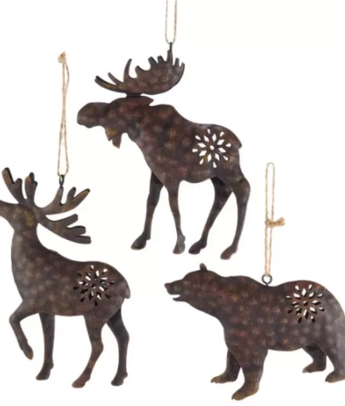 New Brown Metal Deer Ornament Animals