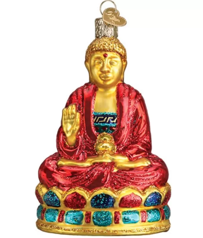 Boutique de Noël Religion*Buddha Glass Ornament