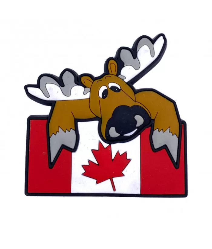 Best Canada Flag Moose Rubber Magnet Magnets