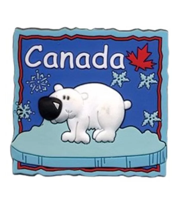 Best Sale Canadian Polar Bear Rubber Magnet Magnets