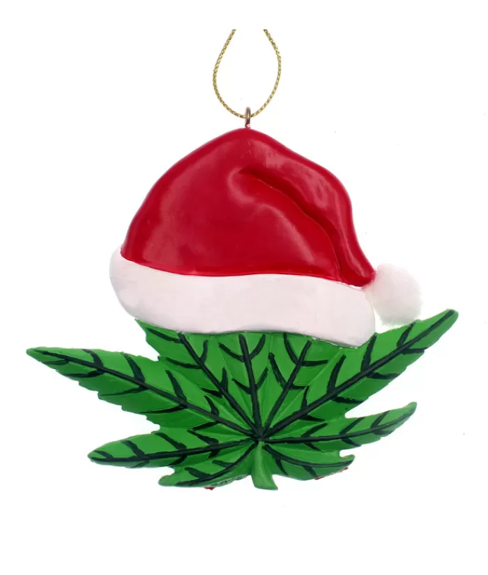 New Cannabis Leaf Ornament Family & Friends