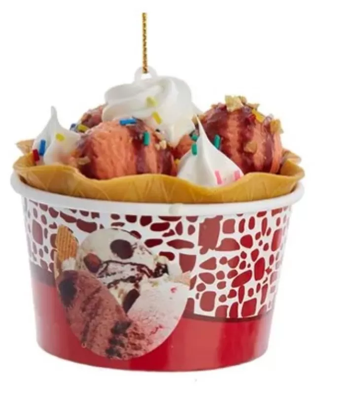 Discount Caramel Ice Cream Cup Foam Ornament Foody & Drinks