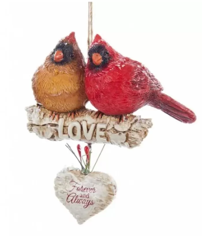 Flash Sale Cardinal ''Love, Forever And Always'' Ornament Sweet Sentiments