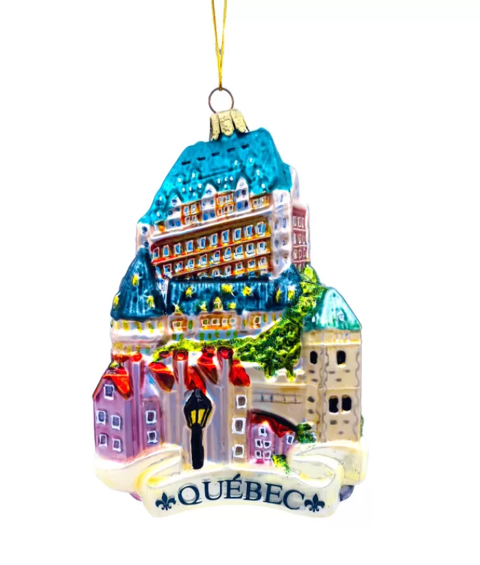 Clearance Chateau Frontenac Glass Ornament Souvenirs Ornaments