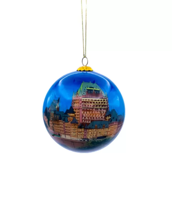 Boutique de Noël Miscellaneous*Chateau Frontenac Glass Ornament