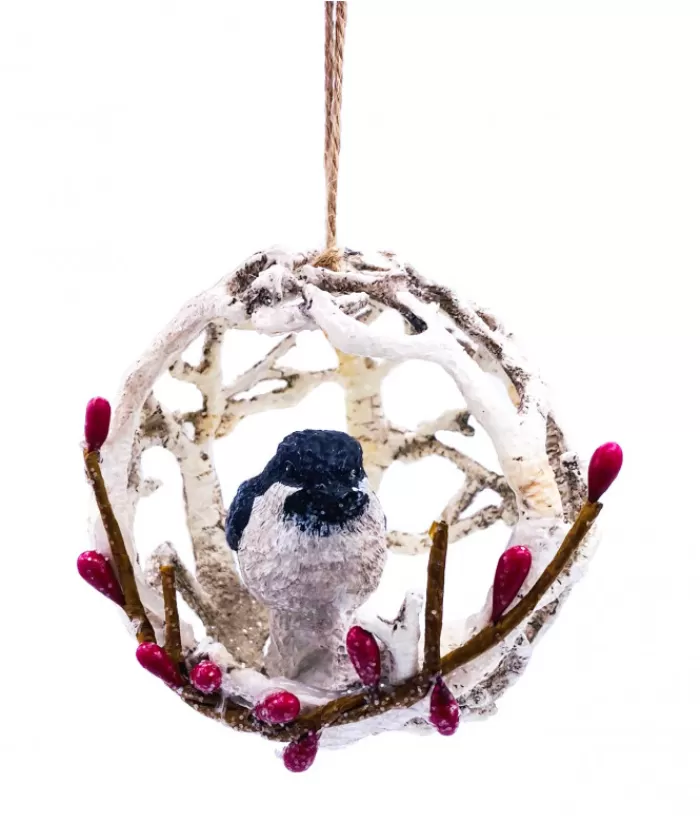 Cheap Chickadee In Nest Ornament Animals