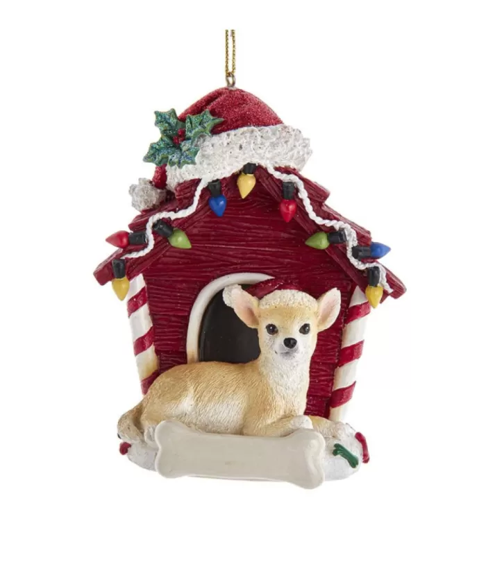 Boutique de Noël Family & Friends*Chihuahua Ornament With Doghouse