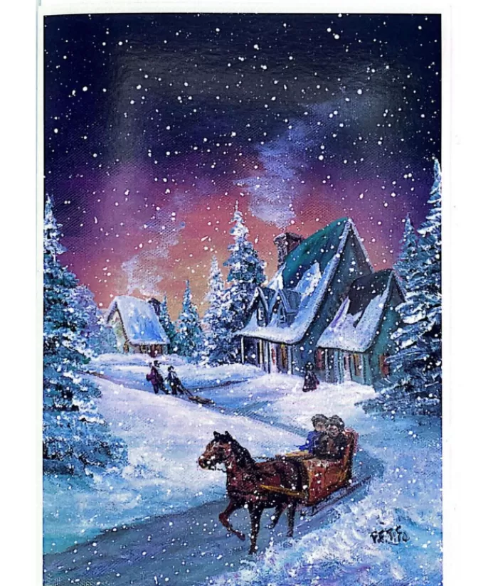 Sale Christmas Card A Sleigh Ride Christmas Cards & Stationary