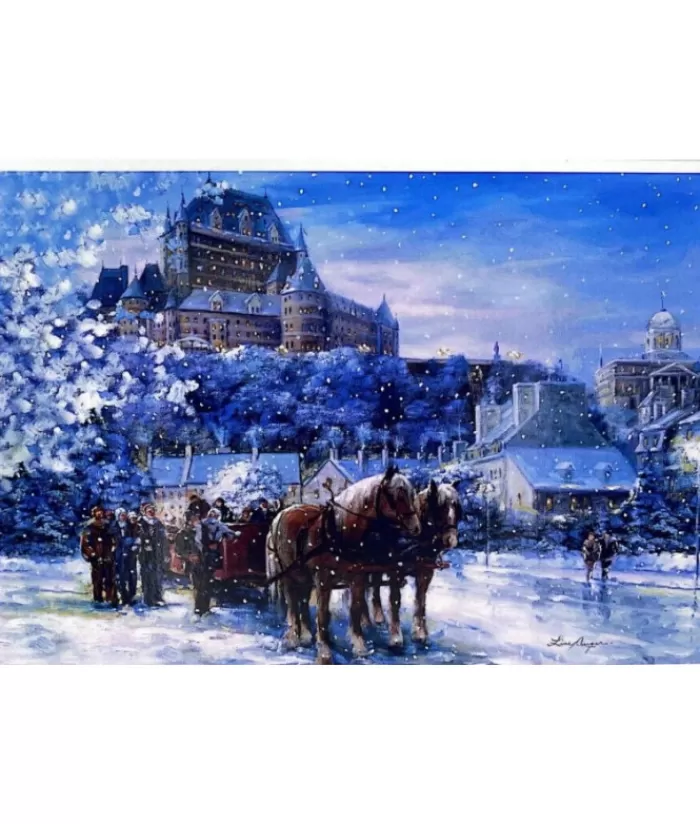 Outlet Christmas Card, Ride In Old Quebec Christmas Cards & Stationary