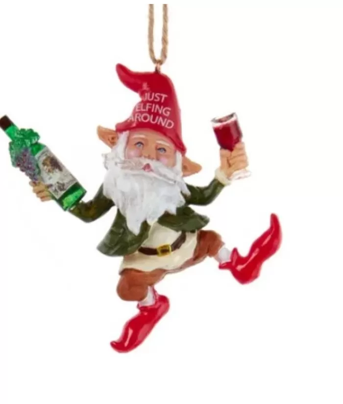 Boutique de Noël Wine Lovers*Christmas Elf, Spread The Cheer, Ornament