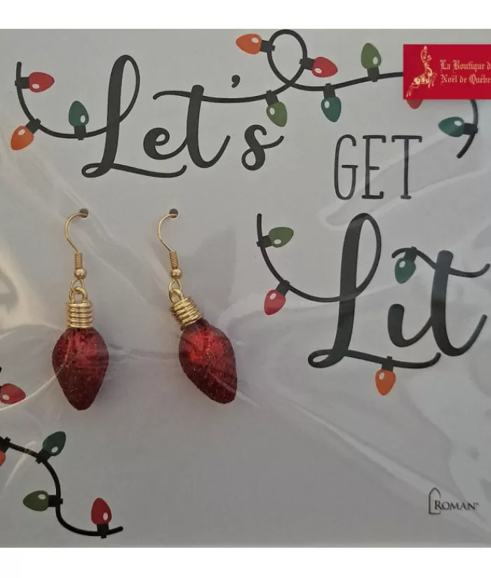 Discount Christmas Light Shaped Earrings Jewelry