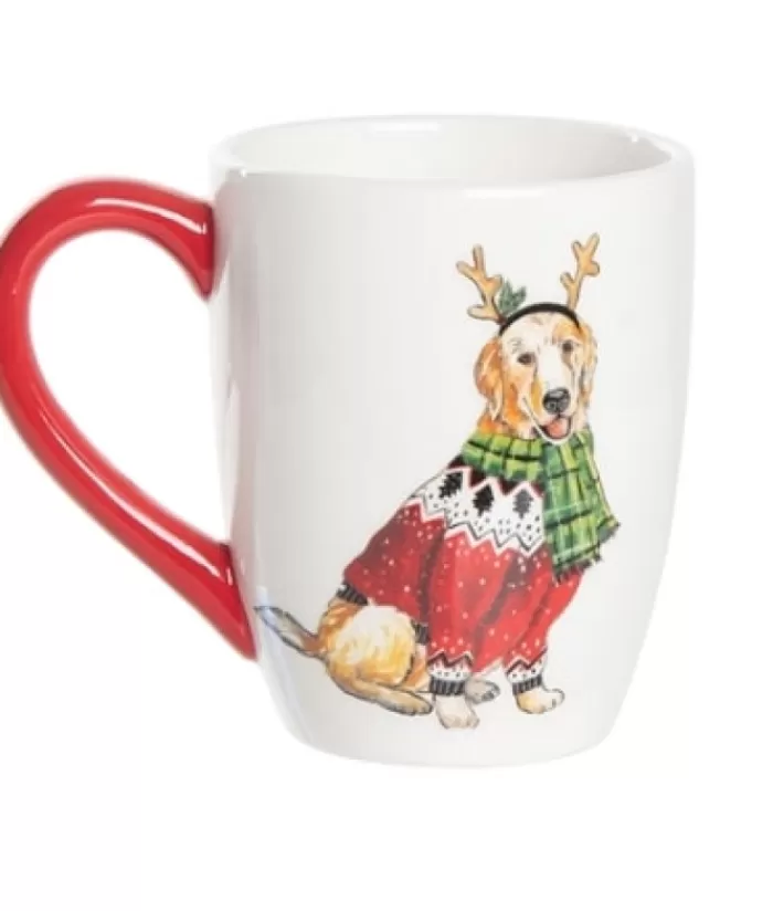 Shop Christmas Mug, Dog Design Christmas Dishes