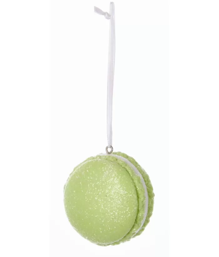 Boutique de Noël Ginger Bread & Candy Shoppe*Christmas Tree Ornament, Green Macaroon