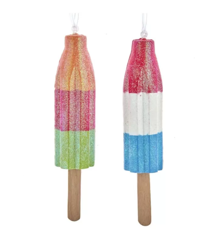 Boutique de Noël Ginger Bread & Candy Shoppe*Christmas Tree Ornament, Rocket Popsicle