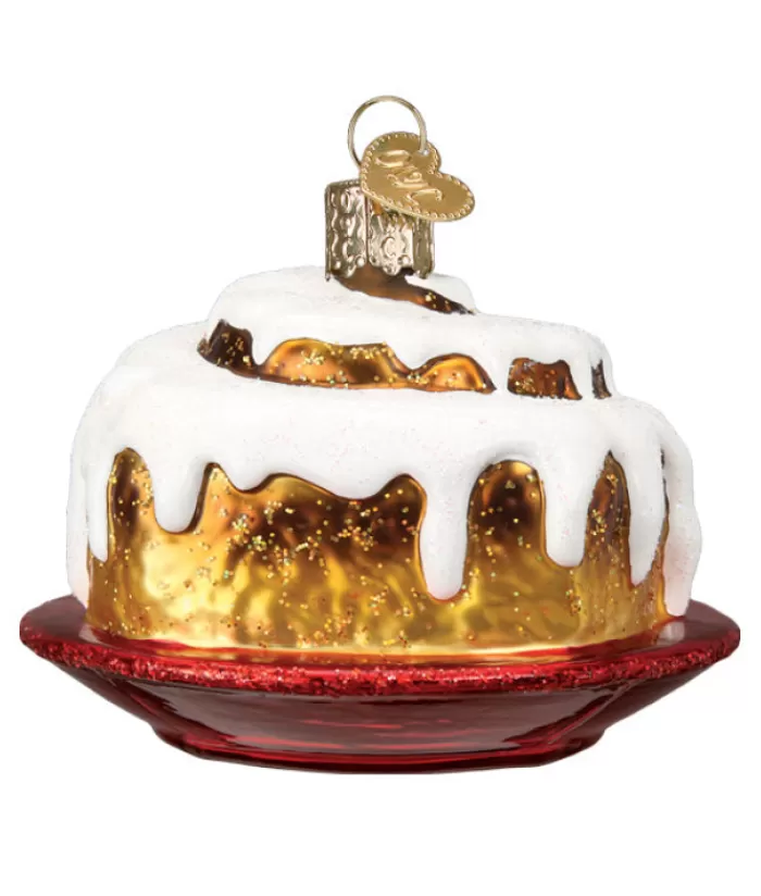 Best Cinnamon Roll Glass Ornament Foody & Drinks