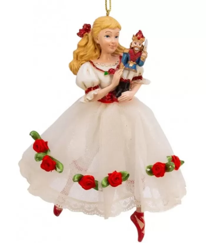 Boutique de Noël Christmas Classics*Clara, From The Ballet "The Nutcracker" With Red Roses.