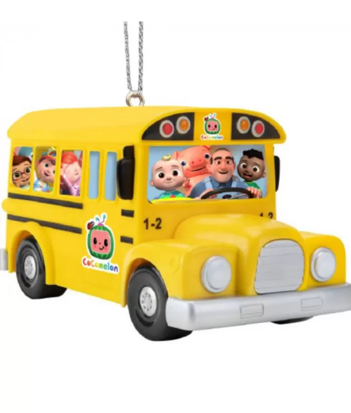 Boutique de Noël Movies And Series*Cocomelon School Bus Ornament