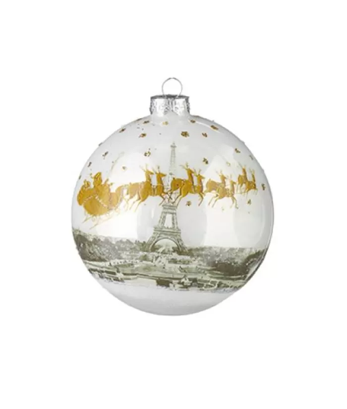 Cheap Cristmas In Paris Glass Ornament Seasons Of Elegance