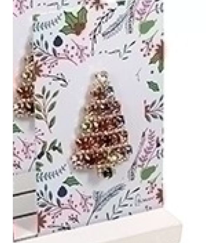 Boutique de Noël Enchanted Forest*Crystal Xmas Tree Shaped Brooch