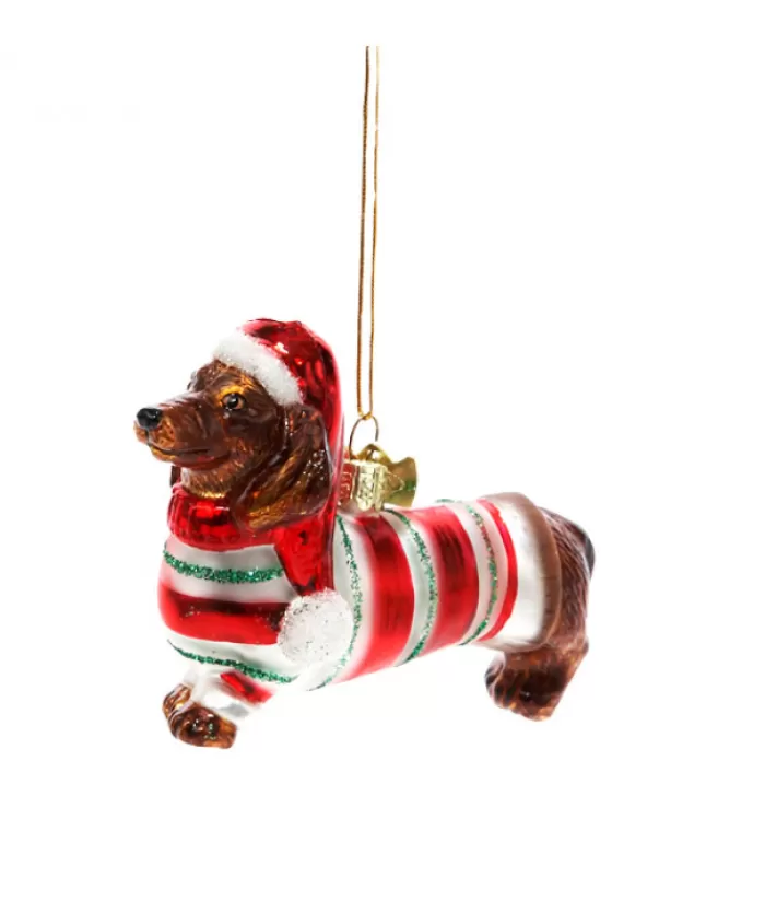 Cheap Dachshund Glass Ornament Dogs