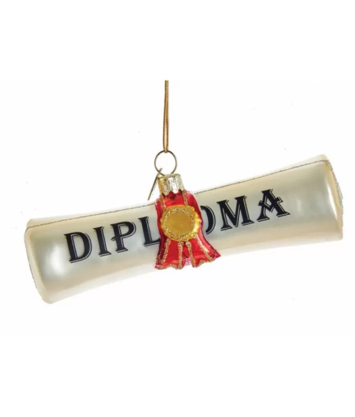 Boutique de Noël Family & Friends*Diploma Glass Ornament