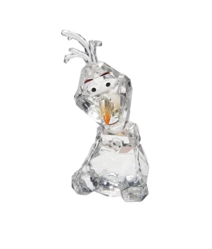 Boutique de Noël Miscellaneous*Disney'S Olaf, Clear Acrylic Faceted Figurine, Measures 4 Inches